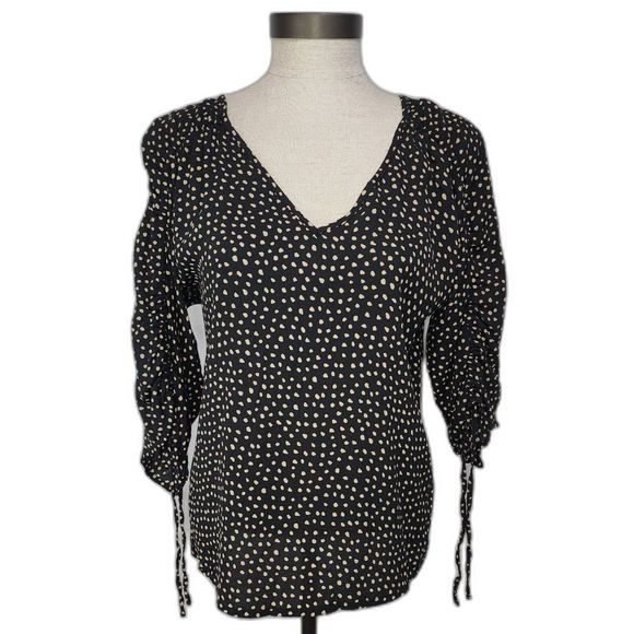 Laundry by Shelli Segal Women's 100% Rayon V-neck Blouse Size S - Picture 1 of 8